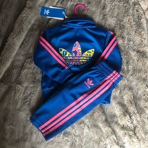 Baby Girl Adidas Track Suit.
